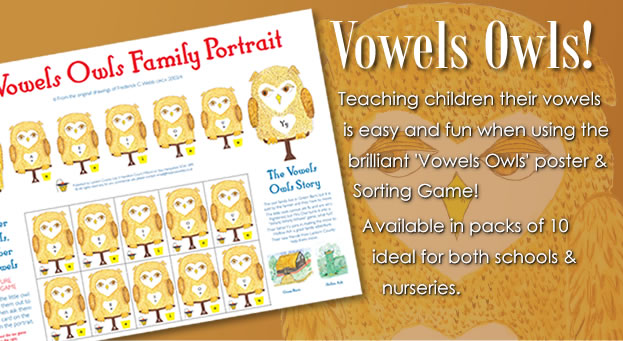 Vowels Owls Poster!